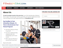 Tablet Screenshot of fitnessncare.com